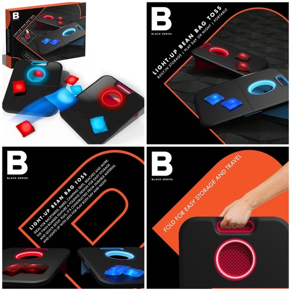 black series Games Nwt Nib Black Series Light Up Bean Bag Toss Game